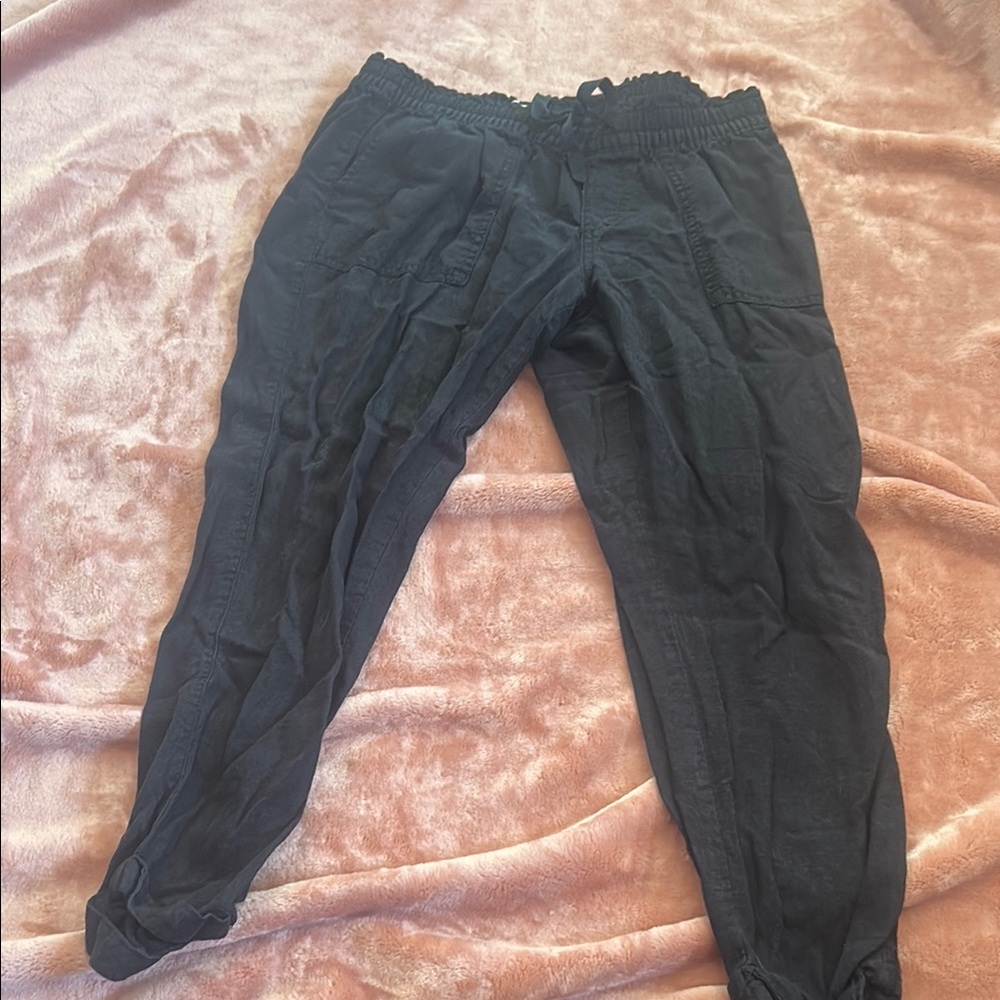 Old Navy Black Cargo Pants Relaxed Fit